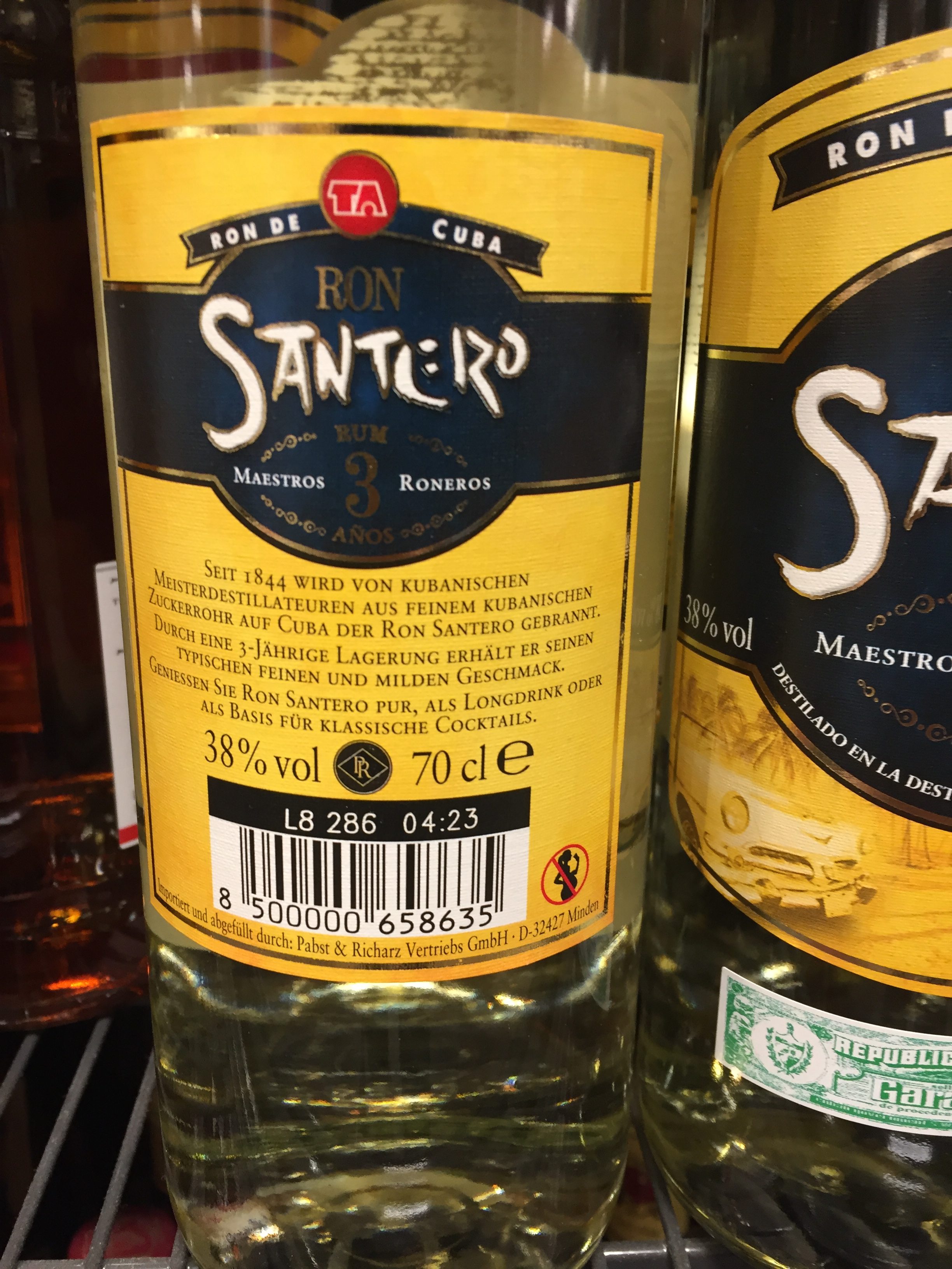 RUM Rum CLUB THE Santero – – Kuba